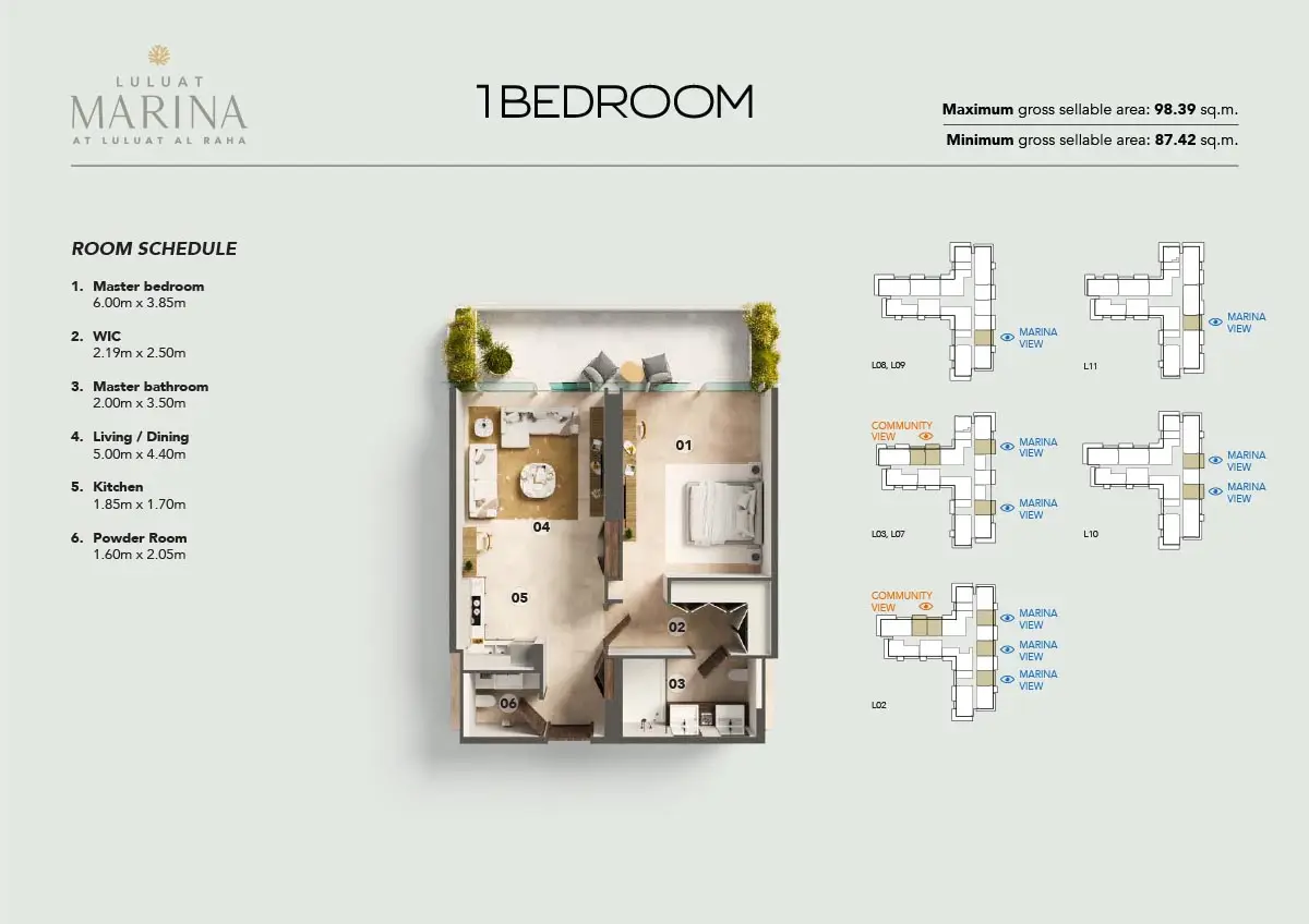 1bedrom